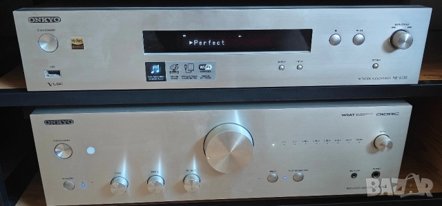 Усилвател ONKYO A-9050 + Мрежово устройство/стриймър Onkyo NS-6130