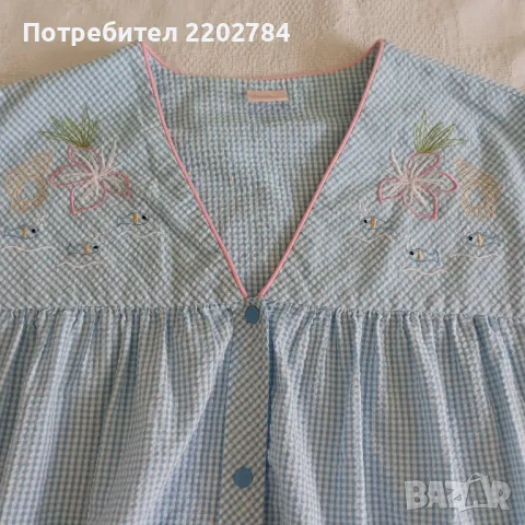 Дамски  халат с подарък,сатен,памук, снимка 2 - Нощници - 34083055