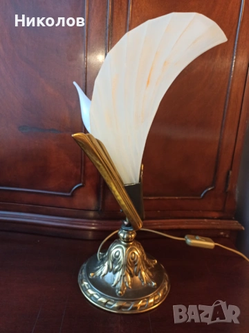 Нощна лампа Арт Деко, снимка 5 - Настолни лампи - 53214086