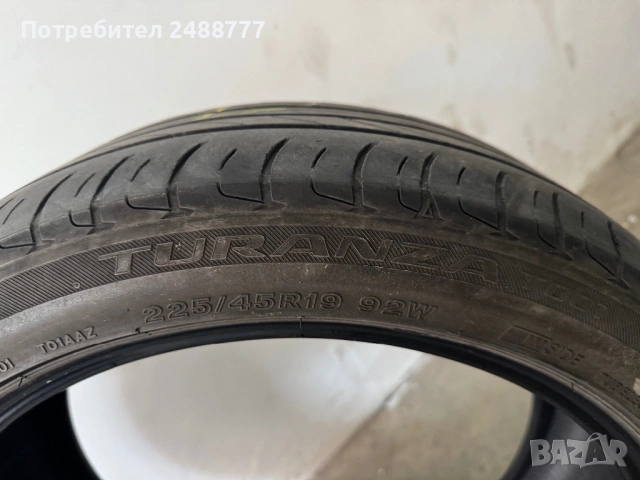 Летни гуми 225/45/19 - 4бр, снимка 10 - Гуми и джанти - 53977355