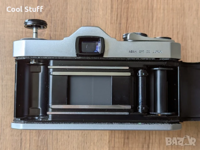 Фотоапарат Asahi Pentax SP500 с обектив Super-Takumar 1:2/55 , снимка 11 - Фотоапарати - 51174777