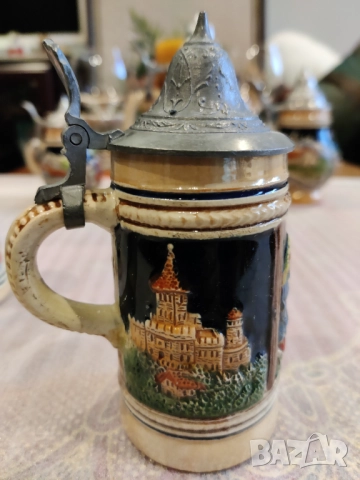 Керамични халби за бира с капак, снимка 6 - Колекции - 52714330