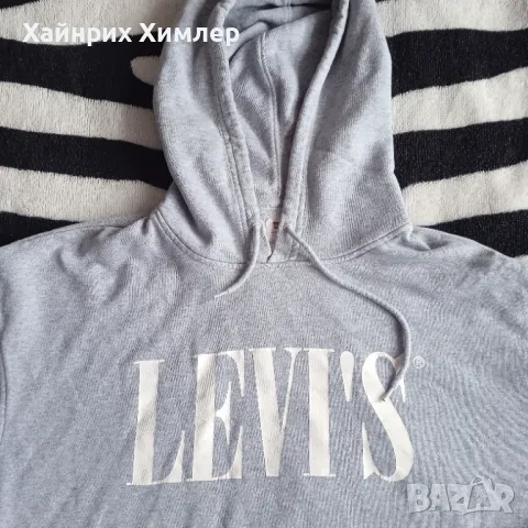 LEVI'S L/XL КАТО НОВ суичър худи горница топ sweatshirt hoodie Ливайс, снимка 2 - Суичъри - 48450114