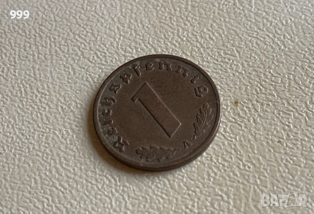 1 и 5 пфенига (райхспфенига) Германия - Трети Райх, снимка 4 - Нумизматика и бонистика - 48276942