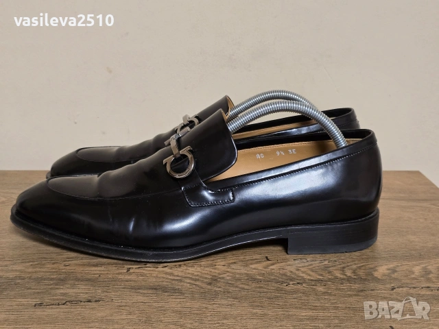 Salvatore Ferragamo оригинални мъжки елегантни обувки от естествена кожа , снимка 3 - Мокасини - 53892995