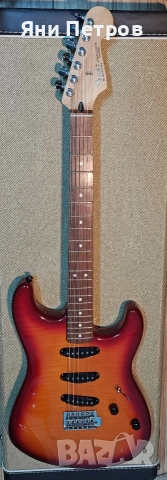 Fender Mexico Showmaster FMT Cherry Sunburst Special Edition 2005 електрическа китара