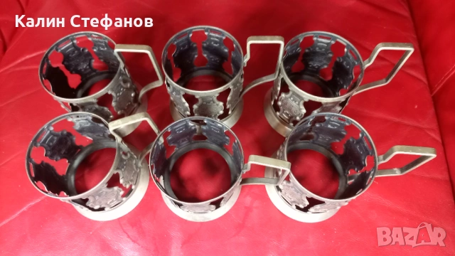 Старинни подстакани за чай, снимка 5 - Чаши - 53699140