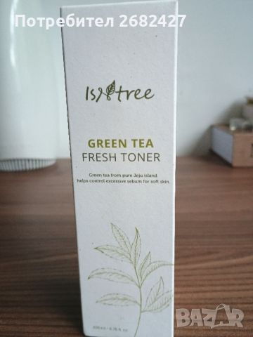 Isntree Тонер за лице със Зелен чай Green Tea Toner 200ml

