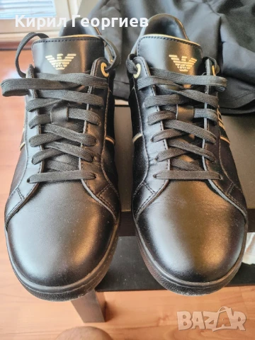Emporio Armani.Естествена кожа, снимка 5 - Спортни обувки - 50915337