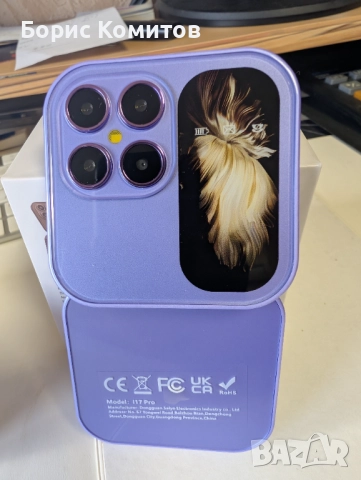 Мини 2G флип телефон с две SIM карти, многоцветен дисплей, функции за разговори,, снимка 3 - Телефони с две сим карти - 52562754