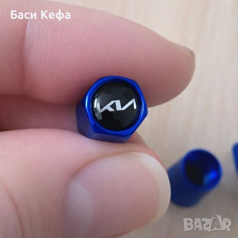 KIA - 4 броя Алуминиеви Капачки за Гуми, снимка 2 - Аксесоари и консумативи - 54096508