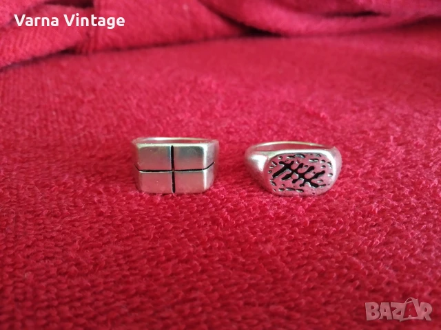 Два мъжки пръстена. CROOP. цена за двама, снимка 3 - Пръстени - 51080063