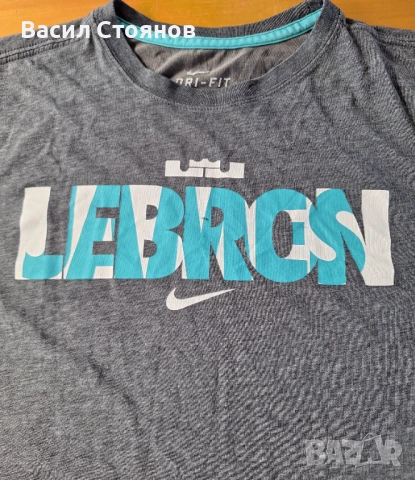 Nike LEBRON JAMES - тениска размер L, снимка 2 - Фен артикули - 50771713