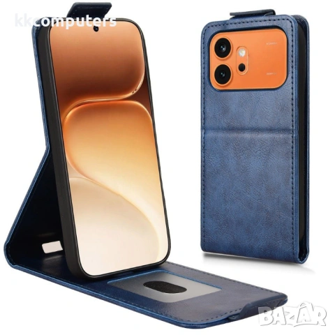 Вертикален Кожен Калъф за Honor 600 Pro 5G / 600 5G - Флип, Магнитен, Стойка, Слот за карта, 4 цвята, снимка 2 - Калъфи, кейсове - 54302975