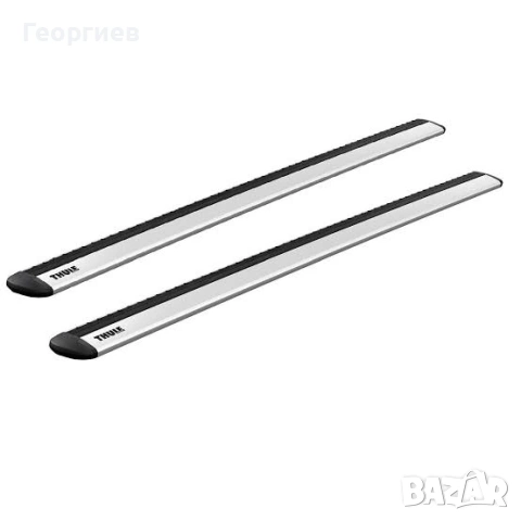 Комплект 2 броя алуминиеви напречни греди Thule WingBar EVO 135 711400, сребрист цвят 135см, снимка 3 - Аксесоари и консумативи - 54218971