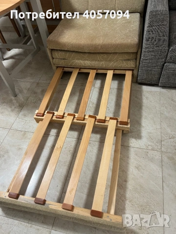 Продавцам растегателен фотьойл, снимка 2 - Дивани и мека мебел - 54147844