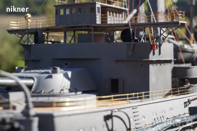 Нов модел на британския кораб клас Majestic HMS Hannibal, снимка 6 - Други ценни предмети - 50312435