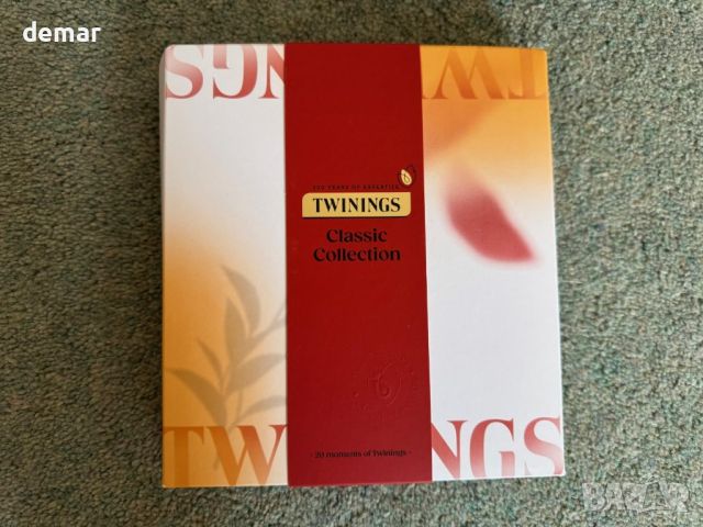 Twinings Classic Collection Подаръчна кутия 20 пакетчета черен чай на растителна основа, 4 вкуса, снимка 6 - Домашни напитки - 46772506