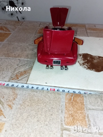 Метално ферари-1-18,ретро мотор-40см, снимка 3 - Антикварни и старинни предмети - 36321243