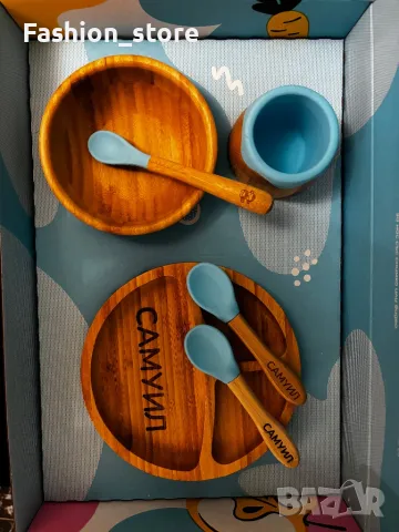 Чисто нов бамбуков комплект от Mymunche, снимка 1