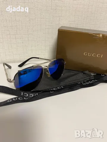 Слънчеви очила Gucci, тъмносин, реплика, снимка 1 - Слънчеви и диоптрични очила - 46908167