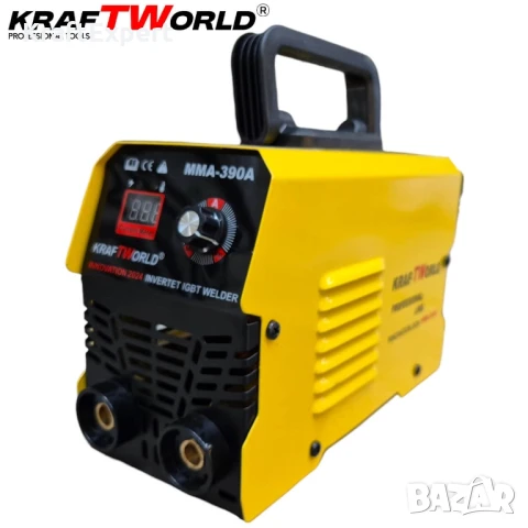 Инверторен Електрожен KraftWorld с Подарък Соларни Очила и Ръкавици – Лек и Компактен, снимка 3 - Други инструменти - 50576041