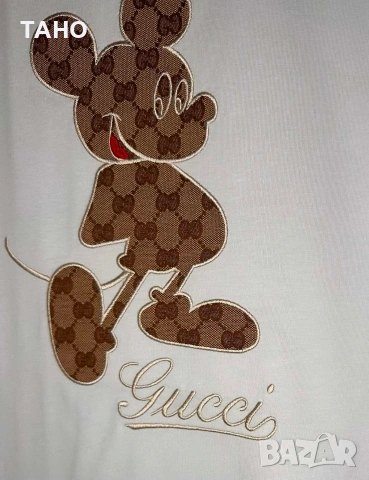 Дамска памучна тениска, снимка 2 - Тениски - 53584163