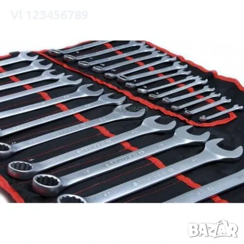 Комплект 25 бр. звездогаечни ключове 6 - 32 мм Mar-Pol, снимка 2 - Ключове - 50786360