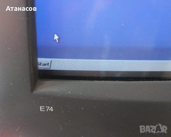 Ретро монитор IBM E74 CRT, снимка 7 - Монитори - 53429676