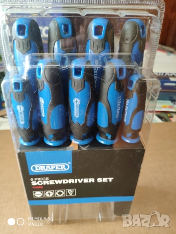 DRAPER 9броя отвертки NAPA 4броя отвертки тип звезда DRAPER 6броя отвертки, снимка 3 - Отвертки - 52924266
