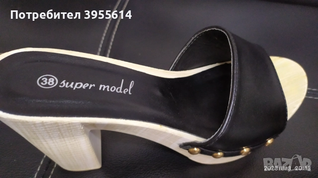 Продавам чисто нови дамски чехли сабо, снимка 5 - Чехли - 51471353