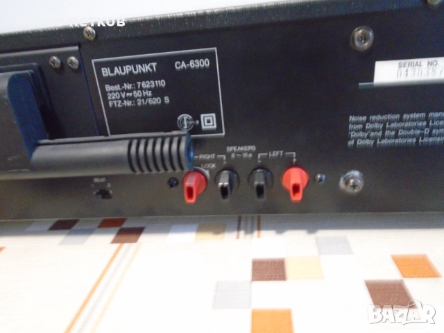 дек ресийвър Blaupunkt ca-6300, снимка 8 - Декове - 52787716