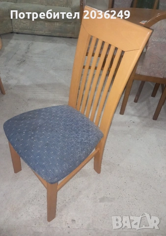 Комплект масивна разтегателна маса с 4 стола, снимка 4 - Маси - 53249835