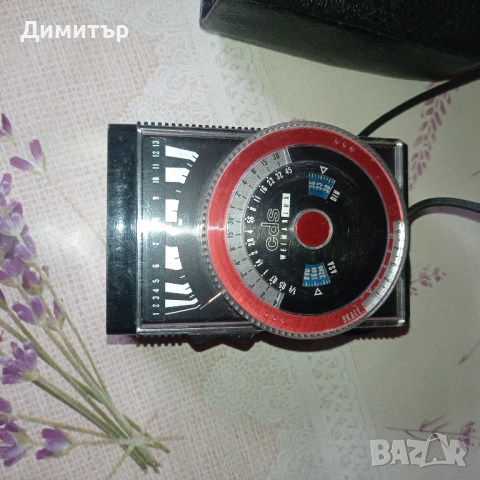 Ретро немски светломер Weimarlux CdS - Колекционерски фотографски аксесоар, снимка 5 - Светкавици, студийно осветление - 53871105