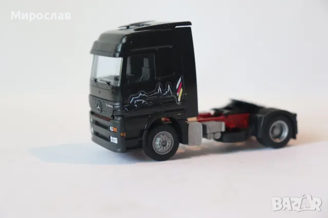 ALBEDO H0 1/87 MERCEDES ACTROS ВЛЕКАЧ КАМИОН МОДЕЛ КОЛИЧКА, снимка 2 - Колекции - 50210822