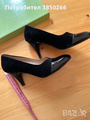 Черни обувки 36 номер , снимка 2 - Дамски елегантни обувки - 45478075