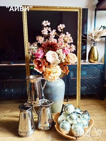 Старина луксозна кана от френска керамика, снимка 9 - Декорация за дома - 53971506