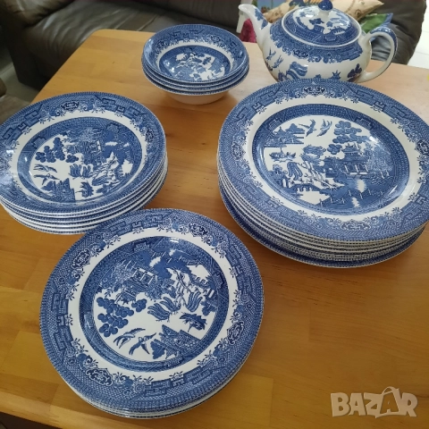 Original Churchil Willow tree,England сервиз за хранене, снимка 10 - Сервизи - 46716442