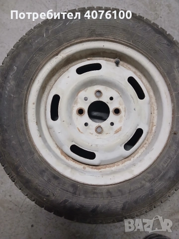 продавам стоманена джанта с гума 175/70R13 