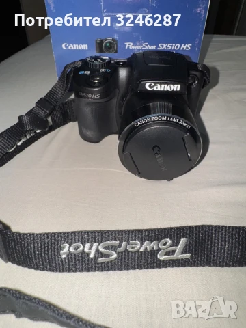 CANON PowerShot sx510 hs + калъф, снимка 3 - Фотоапарати - 50788536