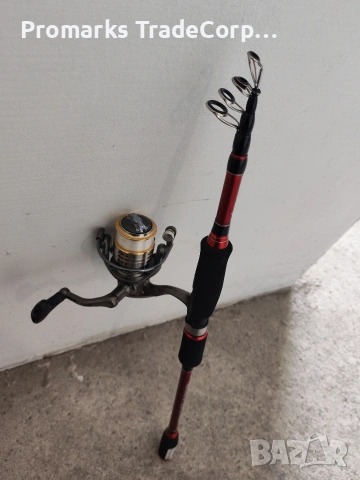 Въдица + макара за спининг. Нова! , снимка 3 - Въдици - 54239547