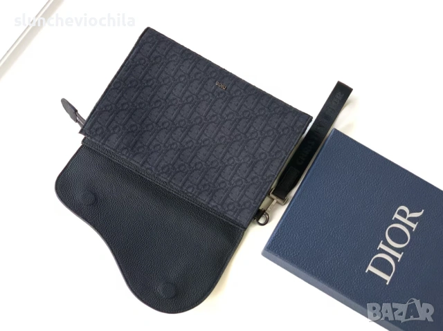 Чанта Dior Saddle A5 Pouch, снимка 5 - Чанти - 53046765