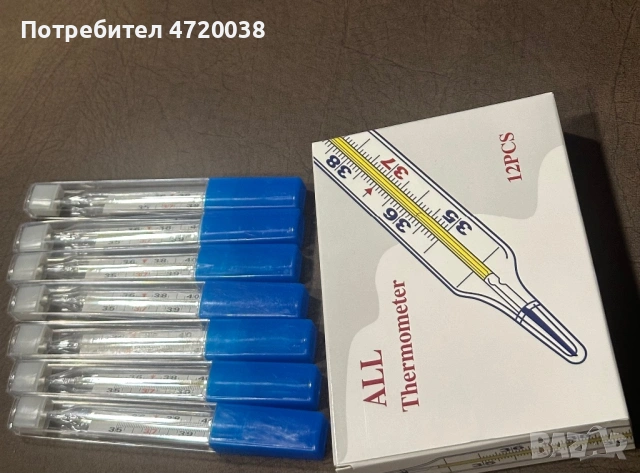 Живачни термометри, снимка 2 - Уреди за диагностика - 53302230