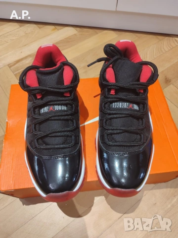 Маратонки Air Jordan 11, black and red, 40 номер, 25см ! НОВИ !, снимка 6 - Маратонки - 53301979