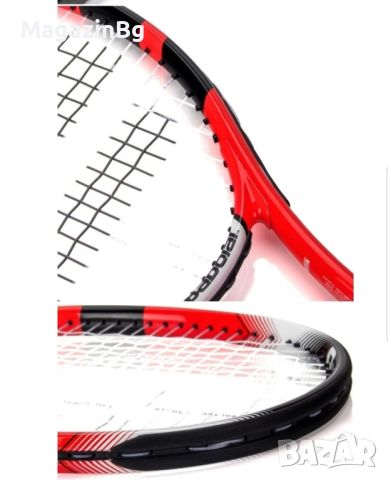 Тенис ракета BABOLAT EAGLE STRUNG, 27 инча, Грип №1 (4 1/8), снимка 4 - Тенис - 45656486