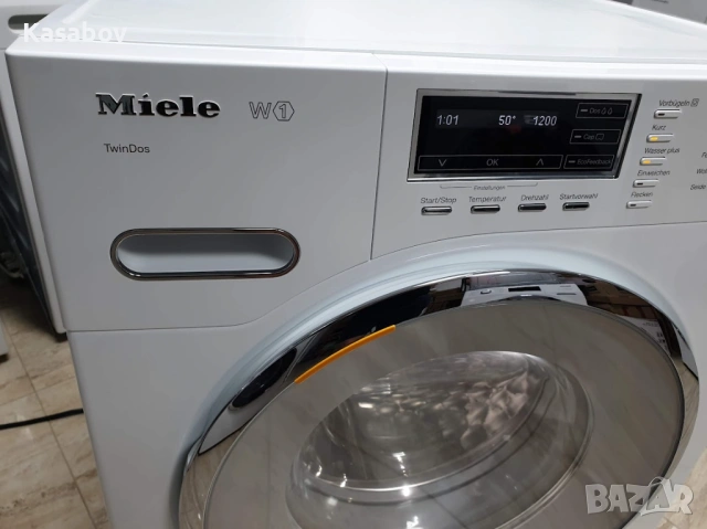 Miele W1 - TwinDos - Подсветка - Пералня Миеле 12м Гаранция, снимка 2 - Перални - 54273786