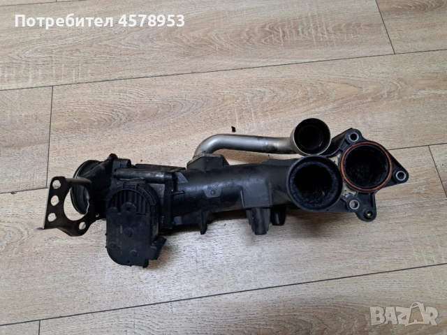 Дросел клапа с тръба за Mercedes W204, снимка 2 - Части - 52244161