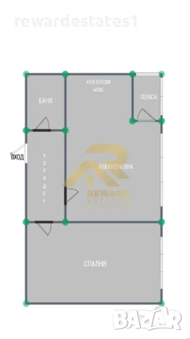 Двустаен апартамент за продажба, снимка 1 - Aпартаменти - 48714320