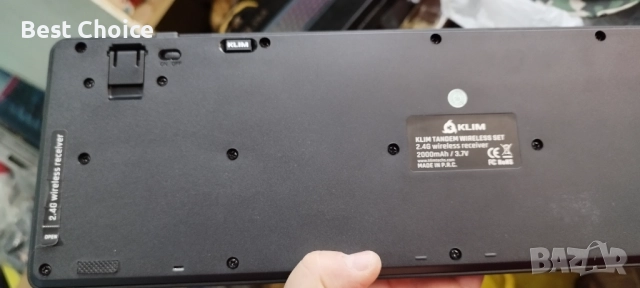 Комплект безжична геймърска клавиатура и мишка KLIM Tandem. , снимка 5 - Клавиатури и мишки - 52477386