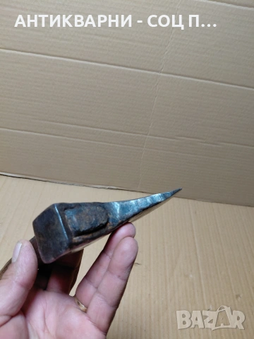 Стара Ръчно Кована Брадва Викинг 0.630кг. НОМЕР 747., снимка 6 - Антикварни и старинни предмети - 54175990